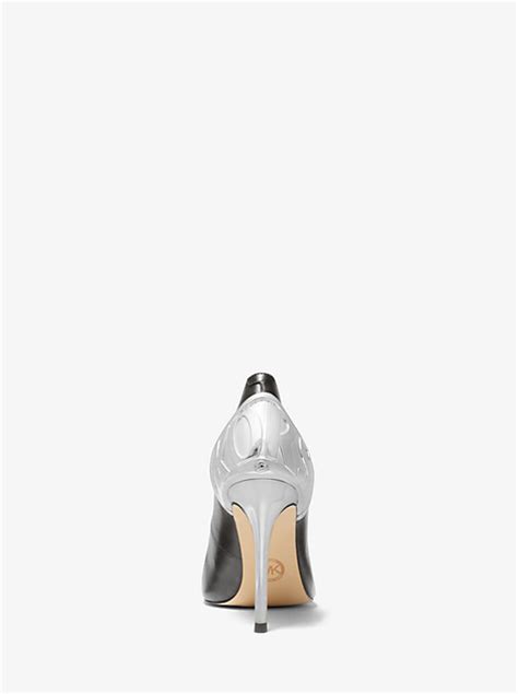 michael michael kors khloe leather pump|Michael Kors Heels & Pumps .